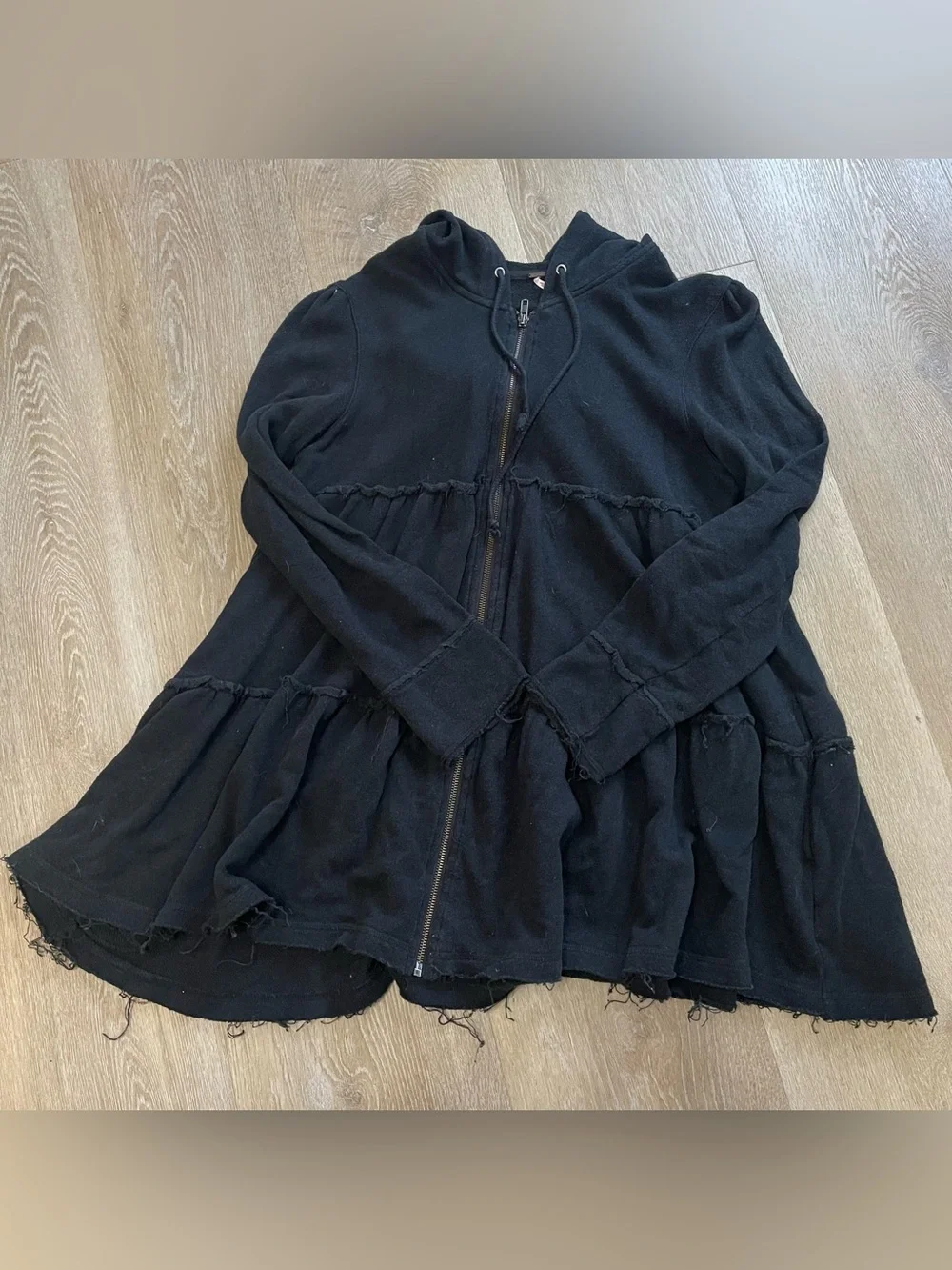 Free People Flowy Zip Up